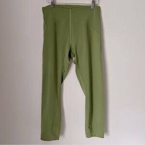 Lululemon Instill High-Rise Crop 23" Olive Green Leggings 10 - W6BQGS
